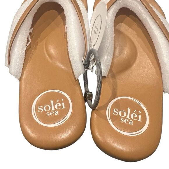 New in Bag Revolve Solei Sea Indie Around Town Flip Flops in Nude/Pink size 7 - Picture 7 of 11